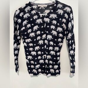 Loft Cardigan Elephant Print
Size XS